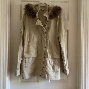 CAbi Nanook Utility Jacket Tan size S